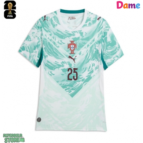 Portugal Nuno Mendes #25 Replika Udebanetrøje Dame VM 2026 Kortærmet